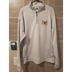 Cutter‎ & Buck NFL Carolina Panthers Super Bowl 50 Men's Sz XL 1/4 Zip Pullover